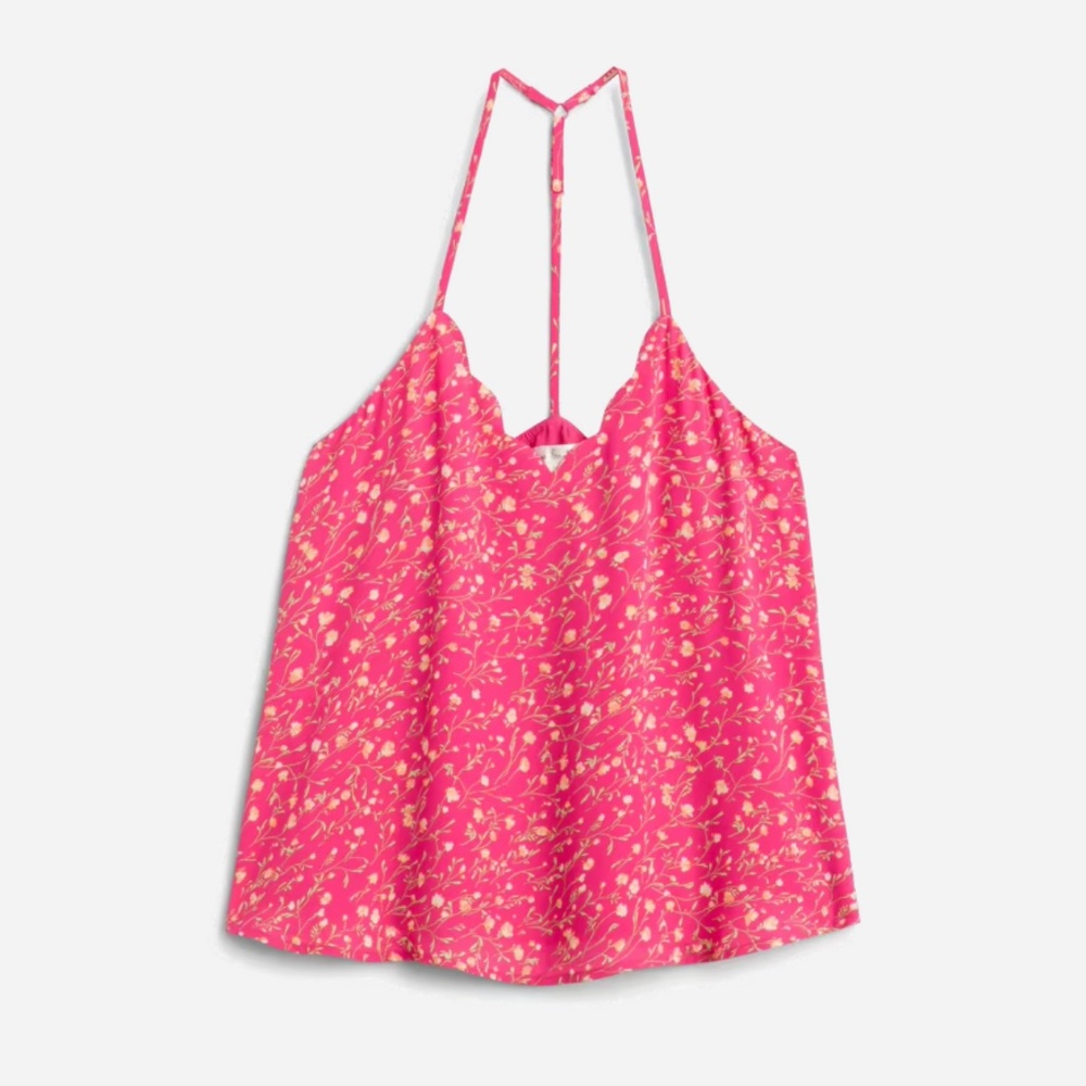 Jacki scallop detail blouse